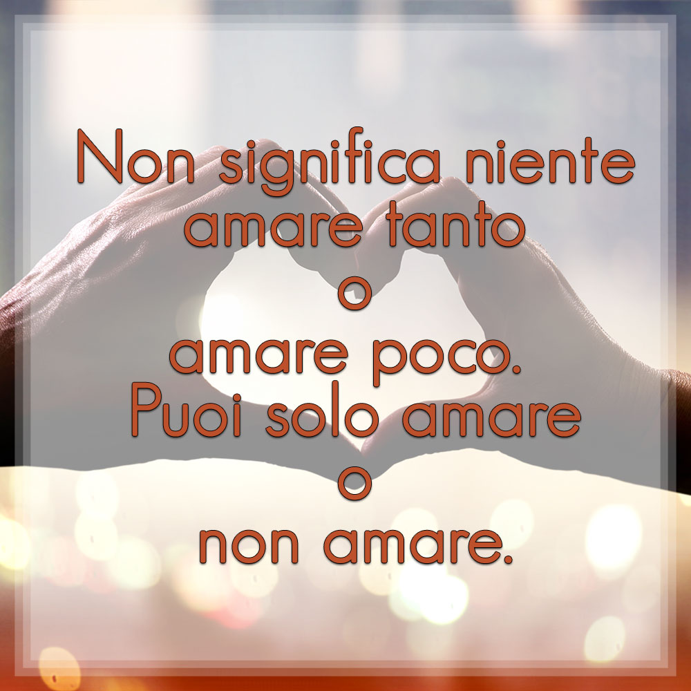 amare o no